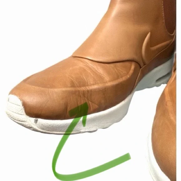 NIKE Air Max Thea Mid Womens Chelsea Boot Sneaker, “Ale” Brown, Size 10.5 - Picture 3 of 13